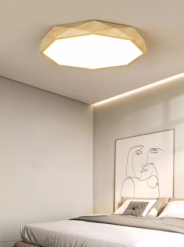 Simple geometric ceiling lamp