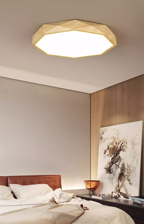 Simple geometric ceiling lamp