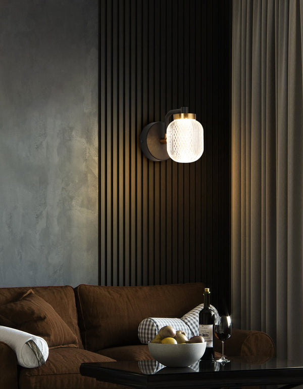 Leichte Luxus-Schlafzimmer-Nachtwandlampe