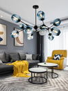Creative and personalized magic bean molecular chandelier