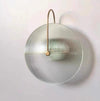 Nordic round glass aisle wall lamp