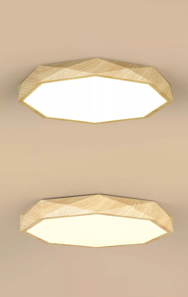 Simple geometric ceiling lamp