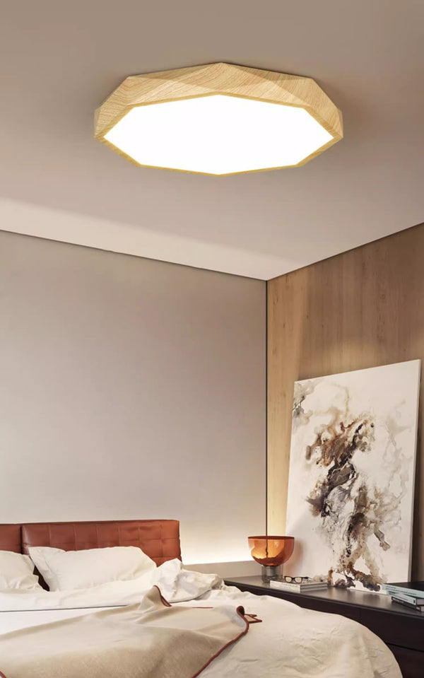 Simple geometric ceiling lamp