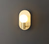 Nordic copper glass corridor wall lamp