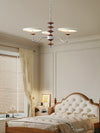 French medieval style flying saucer chandelier
