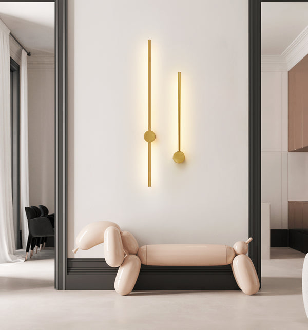 Minimalist LED line wall lamp