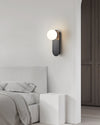 LED aisle glass wall lamp