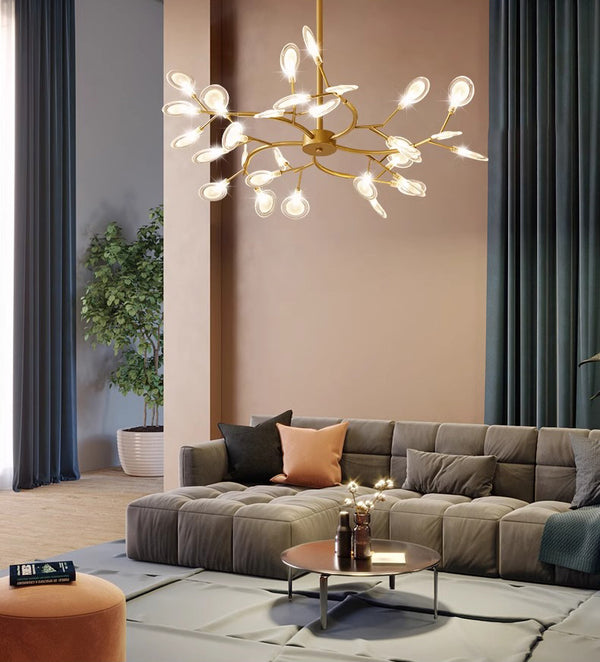 Tree Branch Firefly Chandelier