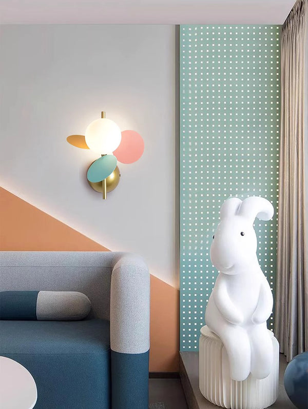 Personalized creative macaron wall lamp