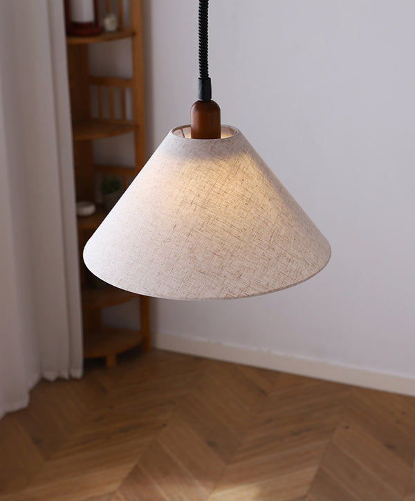 Lustre de restaurant rétractable de style Wabi-sabi