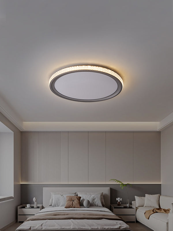 French crystal ceiling lamp