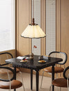 Lustre de restaurant en tissu rétro français
