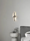 All copper spiral led wall light