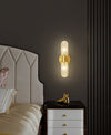 All copper light luxury glass wall lamp