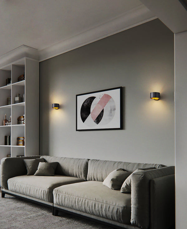 Postmodern all-copper wall lamp