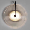 Nordic round glass aisle wall lamp