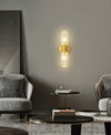 All copper light luxury glass wall lamp