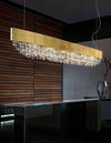 Modern crystal dining room chandelier