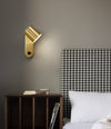 Applique murale de chambre à LED tout en cuivre