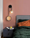 Applique murale LED minimaliste à double tête pour chambre à coucher