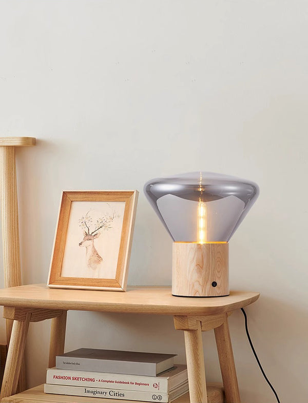 Japanese style personalized glass desk lamp
