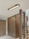 Solid wood LED ceiling light strip