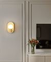 Nordic copper glass corridor wall lamp