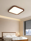 LED-Deckenleuchte aus Walnussholz