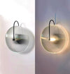 Nordic round glass aisle wall lamp