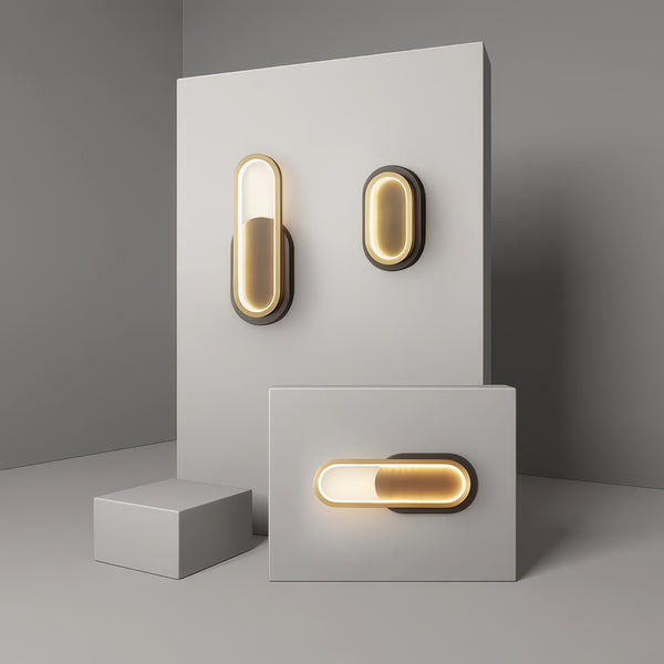 Creative all-copper bedside wall lamp