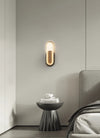 Creative all-copper bedside wall lamp