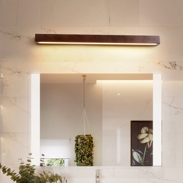 Applique murale nordique simple en bois massif