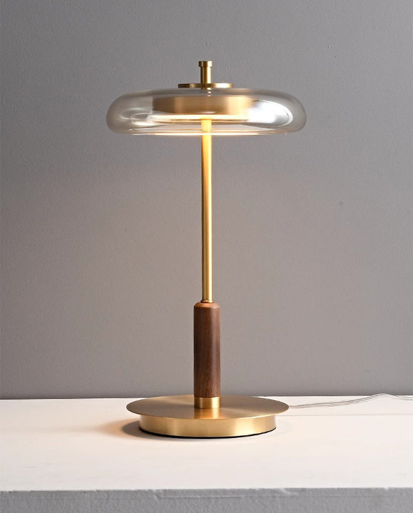 Vintage Brass LED Table Lamp