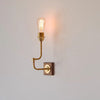 Japanese style vintage brass wall lamp