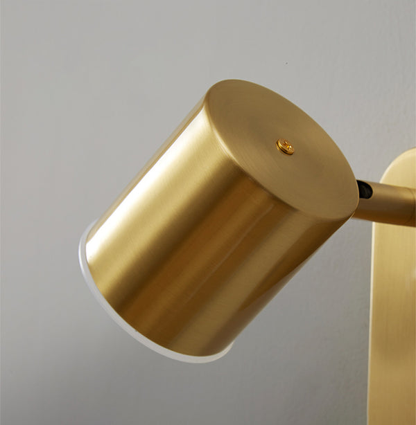 Applique murale de chambre à LED tout en cuivre