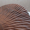 Black walnut single head chandelier
