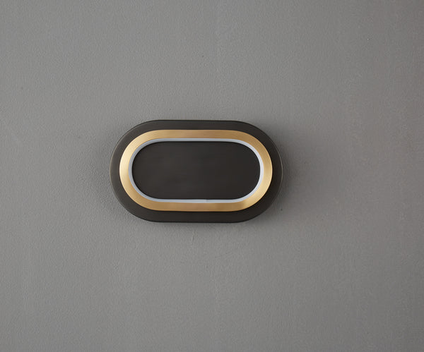 Creative all-copper bedside wall lamp
