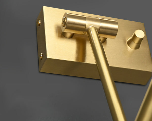 All copper swing arm wall lamp