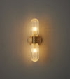 All copper light luxury glass wall lamp