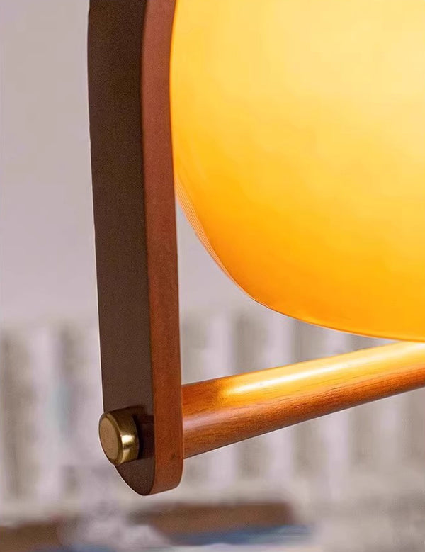 Medieval style retractable glass chandelier