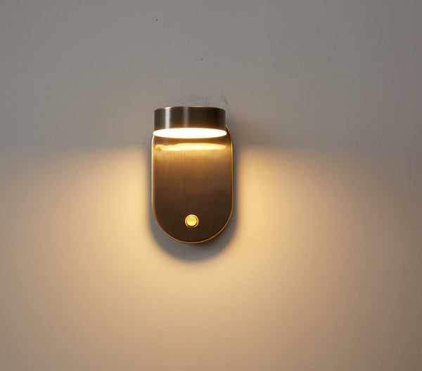 Applique murale de chambre à LED tout en cuivre