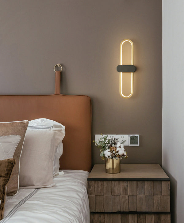 Creative LED bedside wall lamp