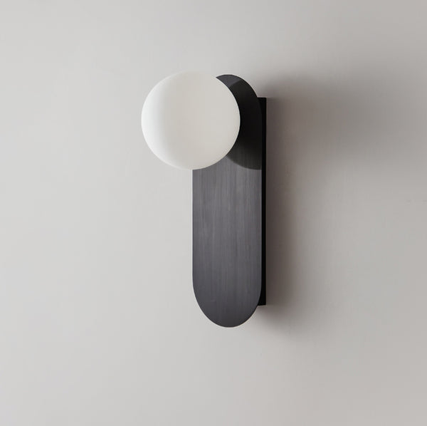 LED aisle glass wall lamp