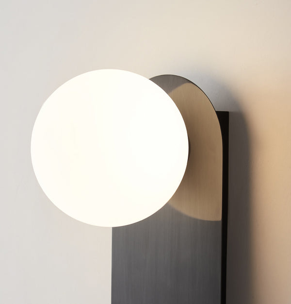 LED aisle glass wall lamp