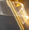 All copper spiral led wall light