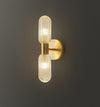 All copper light luxury glass wall lamp