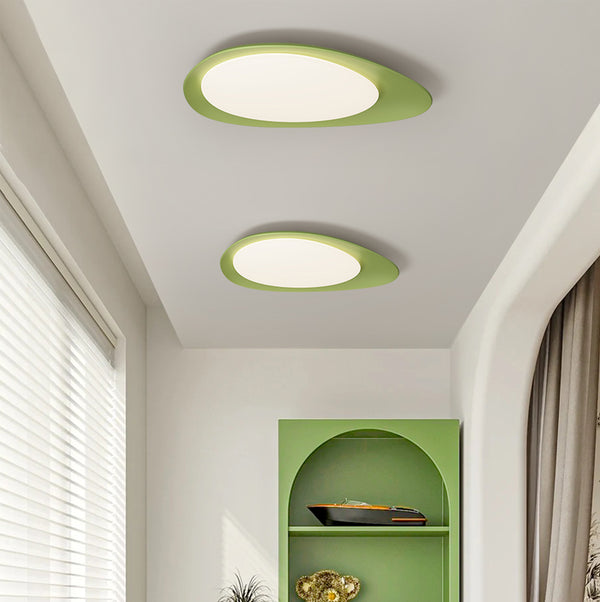 Plafonnier créatif en galets pour chambre à coucher et couloir