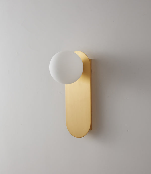 LED aisle glass wall lamp