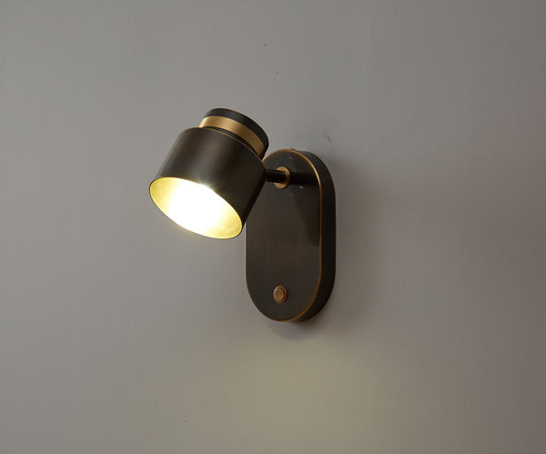 Lampe de chevet murale rotative pour chambre à coucher