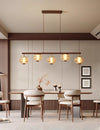 Medieval style glass restaurant chandelier